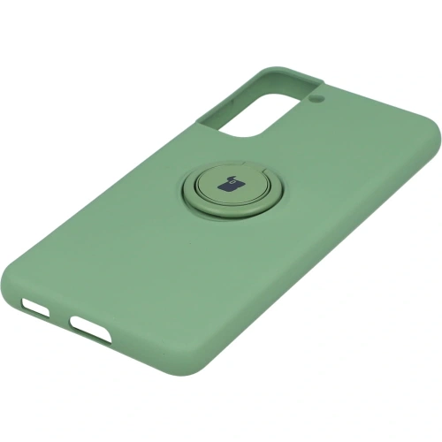 Kup Bizon Case Silikonring Samsung Galaxy S21 hellgrün - BIZ7703 - {ean13} - Sklep Home Screen