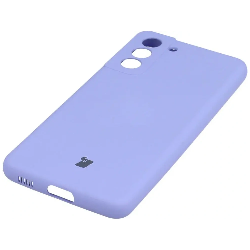 Etui Bizon Case Silicone do Samsung Galaxy S21 jasnofioletowe