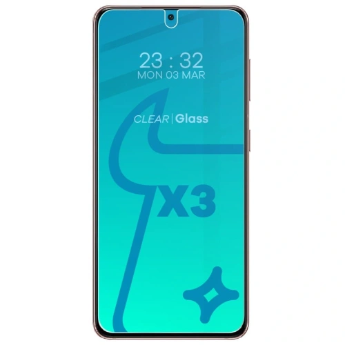 Kup Bizon Glass Clear sticlă securizată - 3 buc. + sticlă de lentilă Samsung Galaxy S21 5G - BIZ1481 - {ean13} - Sklep Home Screen