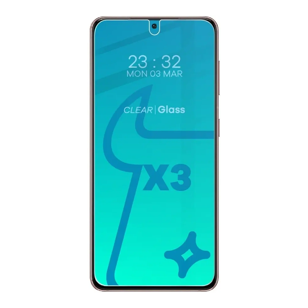 Szkło hartowane Bizon Glass Clear - 3 szt. + obiektyw Samsung Galaxy S21 5G