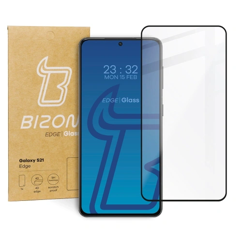 Kup Szkło hartowane Bizon Glass Edge do Samsung Galaxy S21 czarne - BIZ1482 - {ean13} - Sklep Home Screen