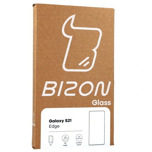 Kup Szkło hartowane Bizon Glass Edge - [2 PACK] + ochrona na obiektyw Samsung Galaxy S21 5G czarne - BIZ1483 - {ean13} - Sklep Home Screen