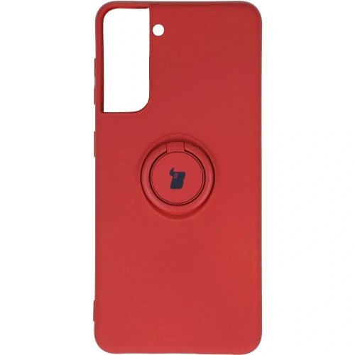 Kup Etui Bizon Case Silicone Ring do Galaxy S21, ciemny róż - BIZ7707 - {ean13} - Sklep Home Screen