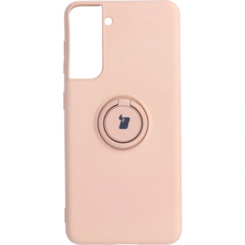 Kup Etui Bizon Case Silicone Ring do Galaxy S21, jasnoróżowe - BIZ7708 - {ean13} - Sklep Home Screen