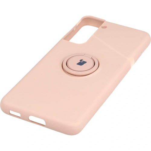 Kup Etui Bizon Case Silicone Ring do Galaxy S21, jasnoróżowe - BIZ7708 - {ean13} - Sklep Home Screen