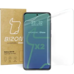 Kup Bizon Glass Hydrogel Samsung Galaxy S21 FE [2 PACK] - BIZ1487 - {ean13} - Sklep Home Screen