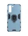 Etui Bizon Case Armor Ring do Samsung Galaxy S21 FE niebieskie