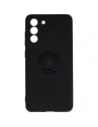 Bizon Case inel din silicon Samsung Galaxy S21 FE negru