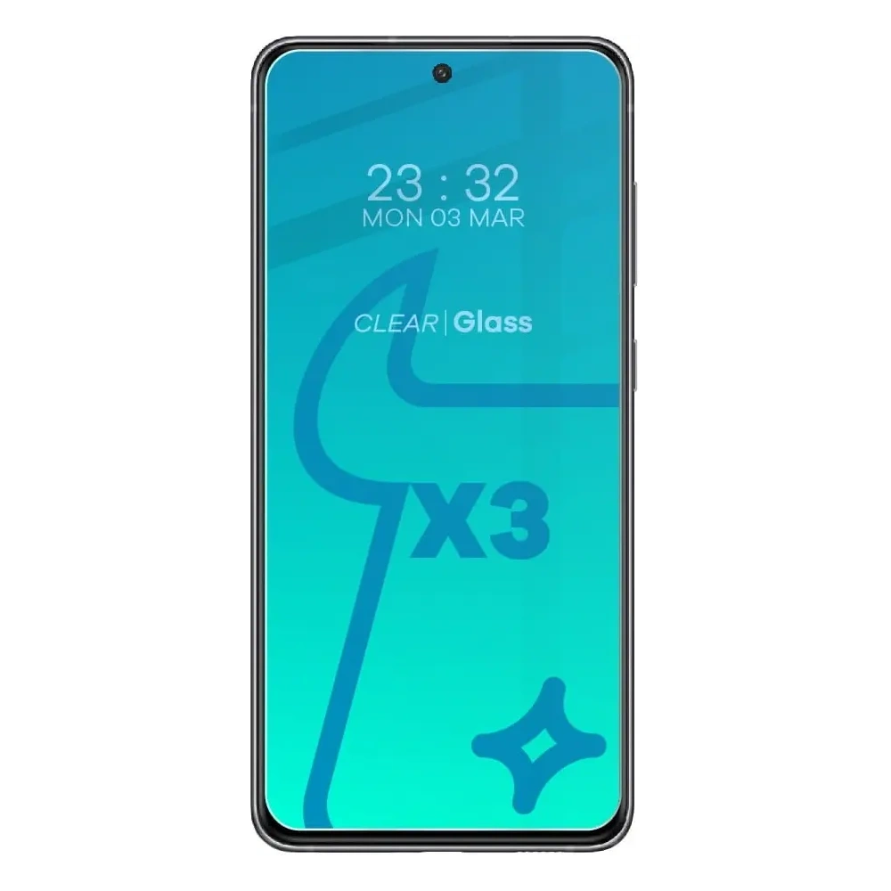 Szkło hartowane Bizon Glass Clear - 3 szt. + obiektyw Samsung Galaxy S21 FE