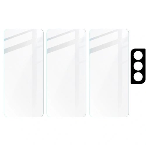 Kup Bizon Glass Clear sticlă temperată - 3 buc. + sticlă lentilă Samsung Galaxy S21 FE - BIZ1493 - {ean13} - Sklep Home Screen