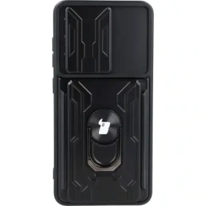 Kup Bizon Case Camshield Card Slot Ring Samsung Galaxy S21 FE negru - BIZ7715 - {ean13} - Sklep Home Screen