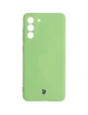 Etui Bizon Case Silicone do Samsung Galaxy S21 FE jasnozielone