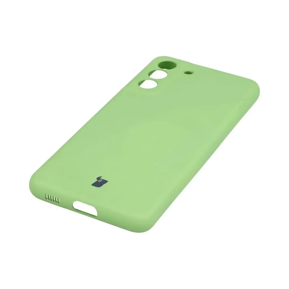 Etui Bizon Case Silicone do Samsung Galaxy S21 FE jasnozielone