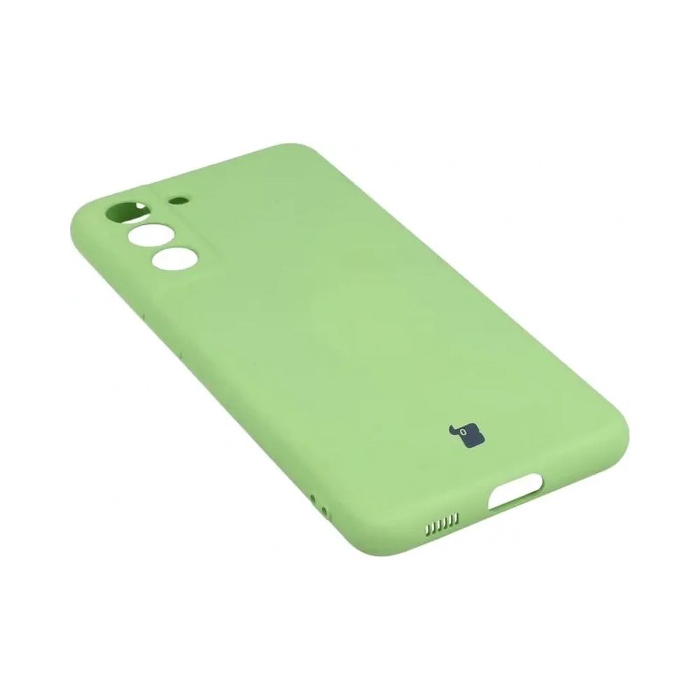 Etui Bizon Case Silicone do Samsung Galaxy S21 FE jasnozielone