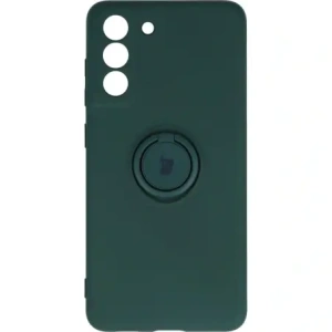 Kup Bizon Case Inel din Silicon Samsung Galaxy S21 FE verde închis - BIZ7717 - {ean13} - Sklep Home Screen