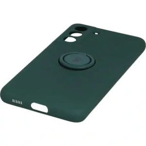 Kup Etui Bizon Case Silicone Ring do Samsung Galaxy S21 FE ciemnozielone - BIZ7717 - {ean13} - Sklep Home Screen
