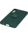 Kup Etui Bizon Case Silicone Ring do Galaxy S21 FE, ciemnozielone - BIZ7717 - {ean13} - Sklep Home Screen