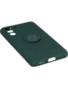 Kup Etui Bizon Case Silicone Ring do Galaxy S21 FE, ciemnozielone - BIZ7717 - {ean13} - Sklep Home Screen