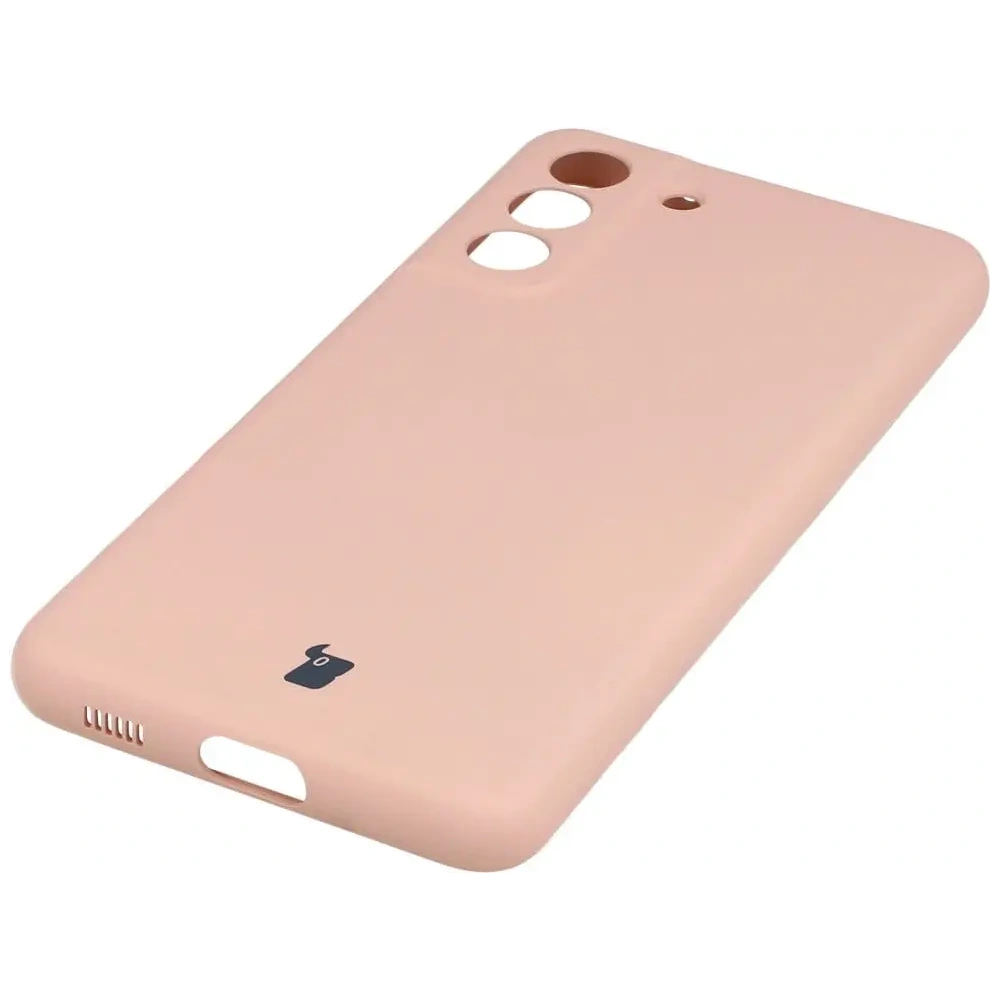 Etui Bizon Case Silicone do Samsung Galaxy S21 FE jasnoróżowe