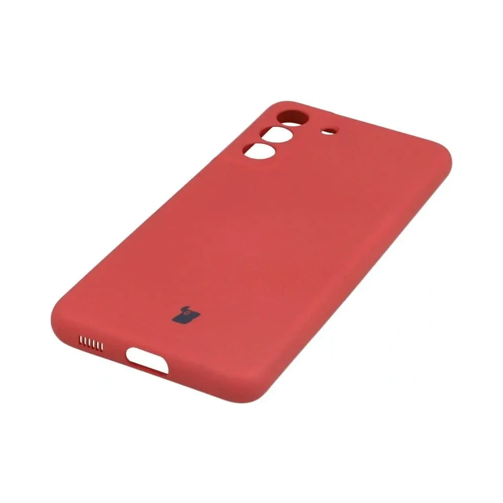 Etui Bizon Case Silicone do Samsung Galaxy S21 FE ciemny róż