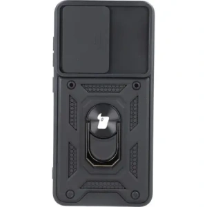 Kup Etui Bizon Case CamShield Ring do Samsung Galaxy S21 FE czarne - BIZ7721 - {ean13} - Sklep Home Screen