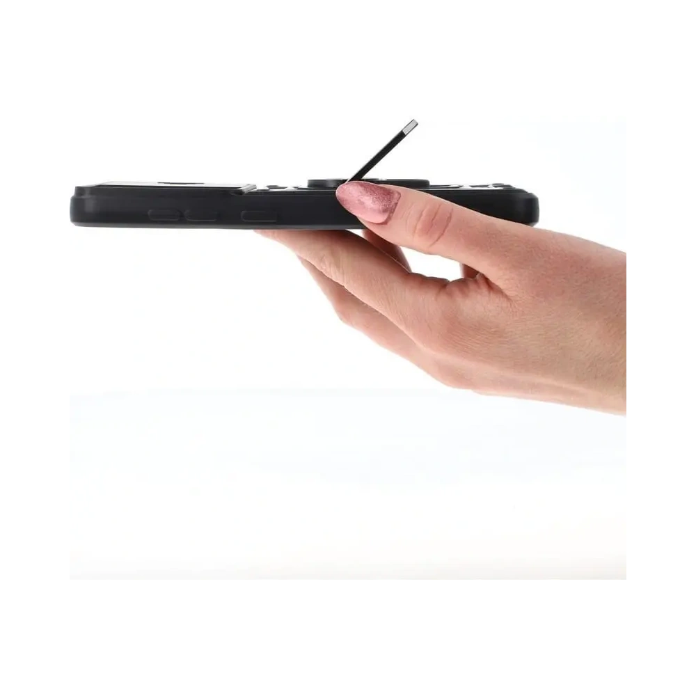 Etui Bizon Case CamShield Ring do Samsung Galaxy S21 FE czarne