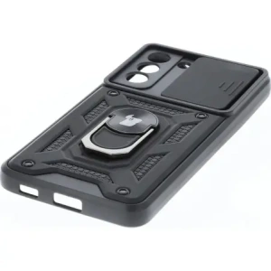 Kup Etui Bizon Case CamShield Ring do Samsung Galaxy S21 FE czarne - BIZ7721 - {ean13} - Sklep Home Screen