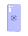 Bizon Case inel din silicon Samsung Galaxy S21 FE mov
