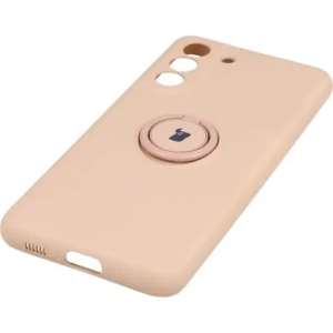 Kup Etui Bizon Case Silicone Ring do Samsung Galaxy S21 FE jasnoróżowe - BIZ7724 - {ean13} - Sklep Home Screen