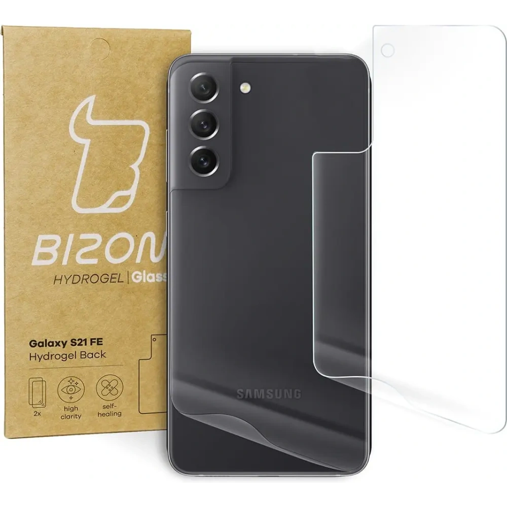Folia hydrożelowa na tył Bizon Glass Hydrogel Samsung Galaxy S21 FE [2 PACK]