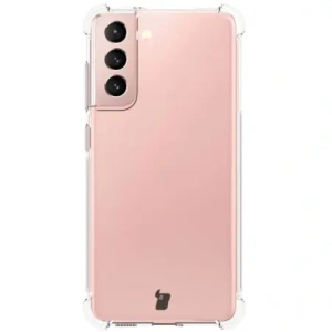 Kup Bizon Case Clear Pack carcasa + 2x sticlă de protecție + sticlă pentru lentilă Samsung Galaxy S21 FE clar - BIZ1515 - {ean13} - Sklep Home Screen
