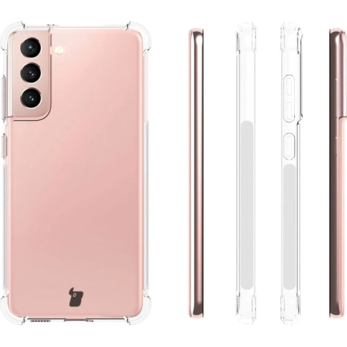 Kup Bizon Case Clear Pack carcasa + 2x sticlă de protecție + sticlă pentru lentilă Samsung Galaxy S21 FE clar - BIZ1515 - {ean13} - Sklep Home Screen