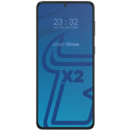 Buy Bizon Glass Edge 2x tempered glass + lens protection Samsung Galaxy S21 Plus 5G black - BIZ7727 - {ean13} - Home Screen Store Europe