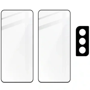 Kup 2x szkło hartowane Bizon Glass Edge + ochrona na obiektyw Samsung Galaxy S21 Plus 5G czarne - BIZ7727 - {ean13} - Sklep Home Screen