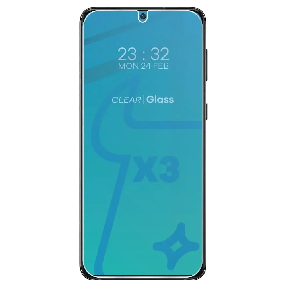 Szkło hartowane Bizon Glass Clear - 3 szt. + obiektyw Samsung Galaxy S21 Plus 5G