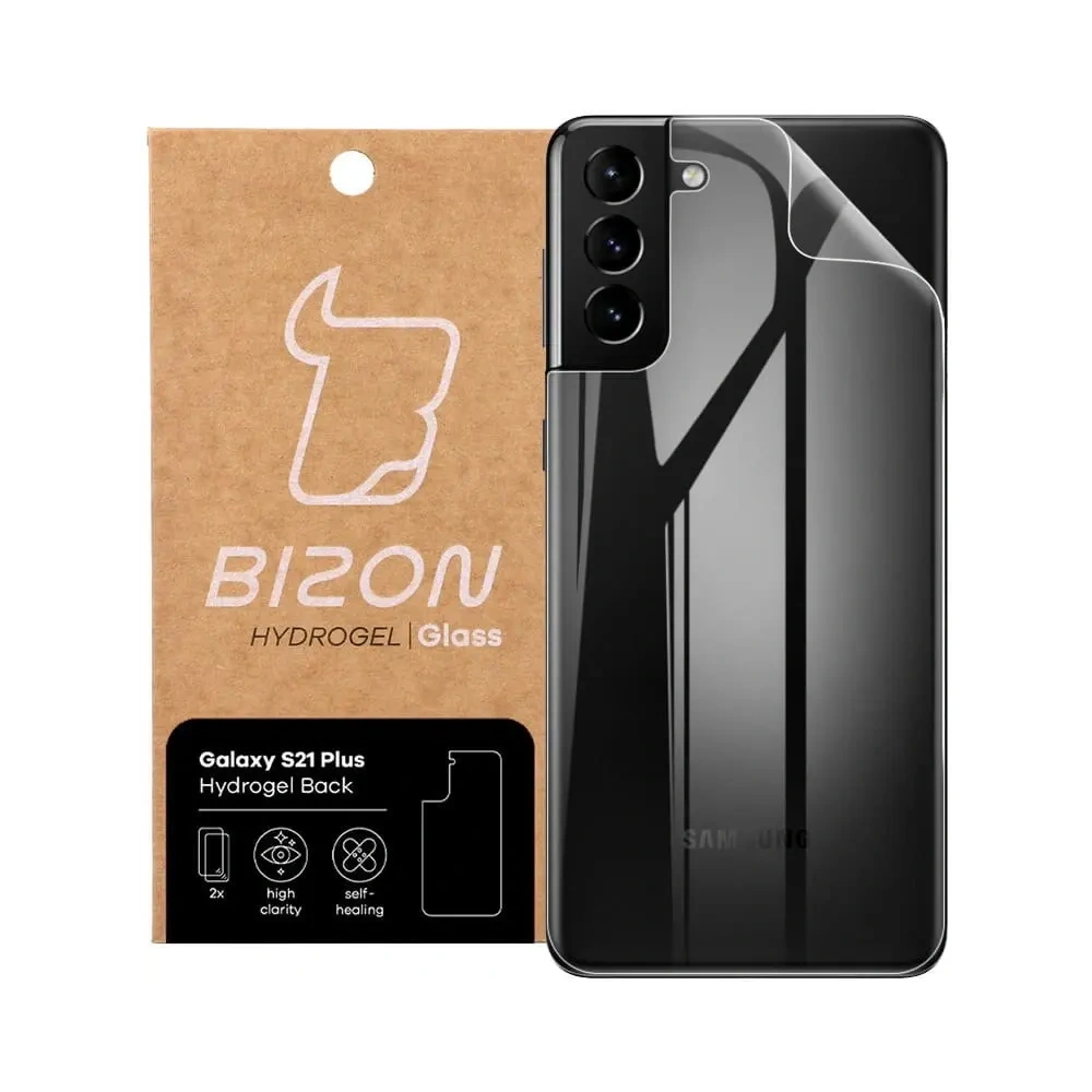 Folia hydrożelowa na tył Bizon Glass Hydrogel Samsung Galaxy S21 Plus [2 PACK]