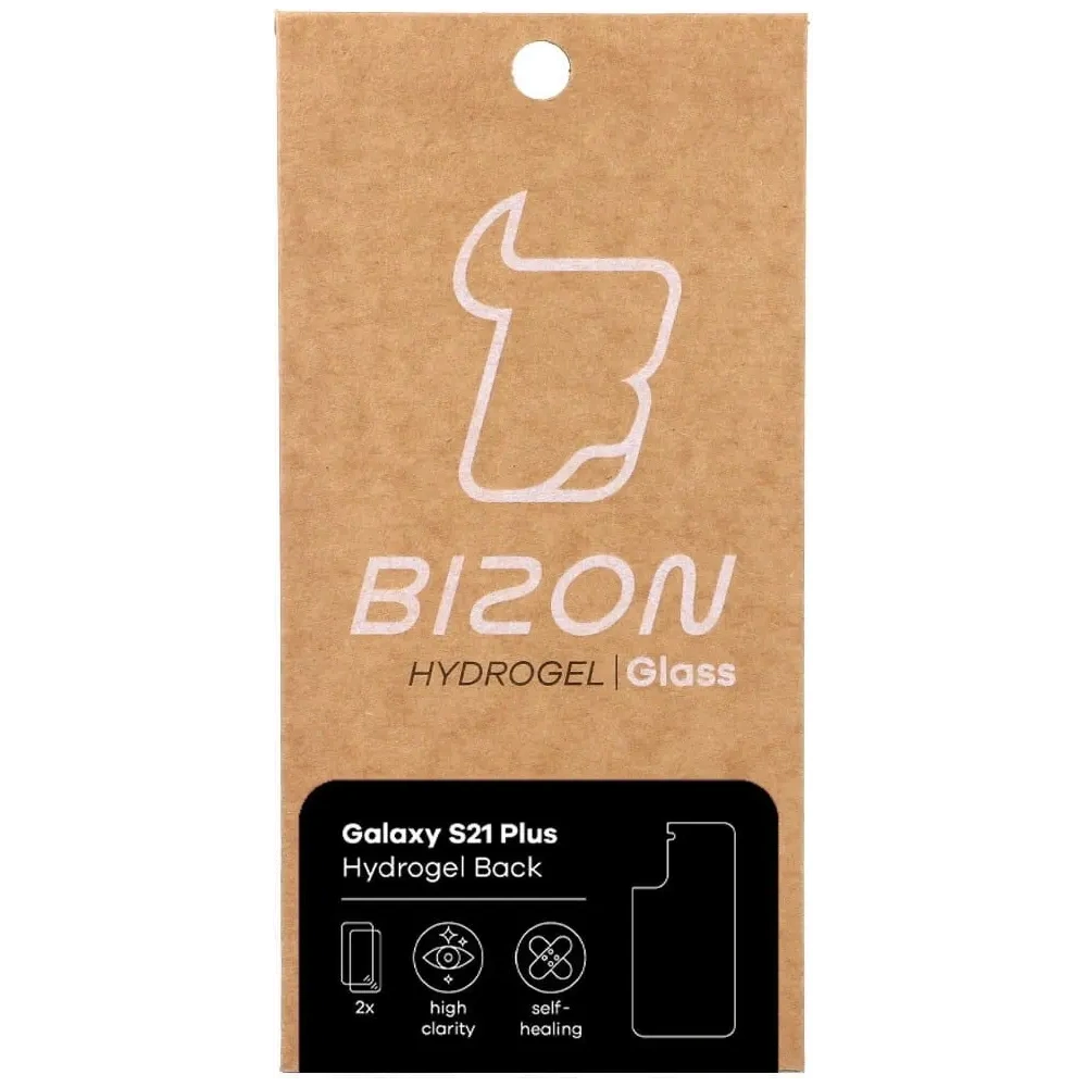 Folia hydrożelowa na tył Bizon Glass Hydrogel Samsung Galaxy S21 Plus [2 PACK]