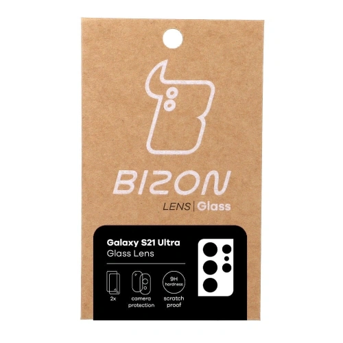 Buy Bizon Glass Lens Samsung Galaxy S21 Ultra [2 PACK] - BIZ1524 - {ean13} - Home Screen Store Europe
