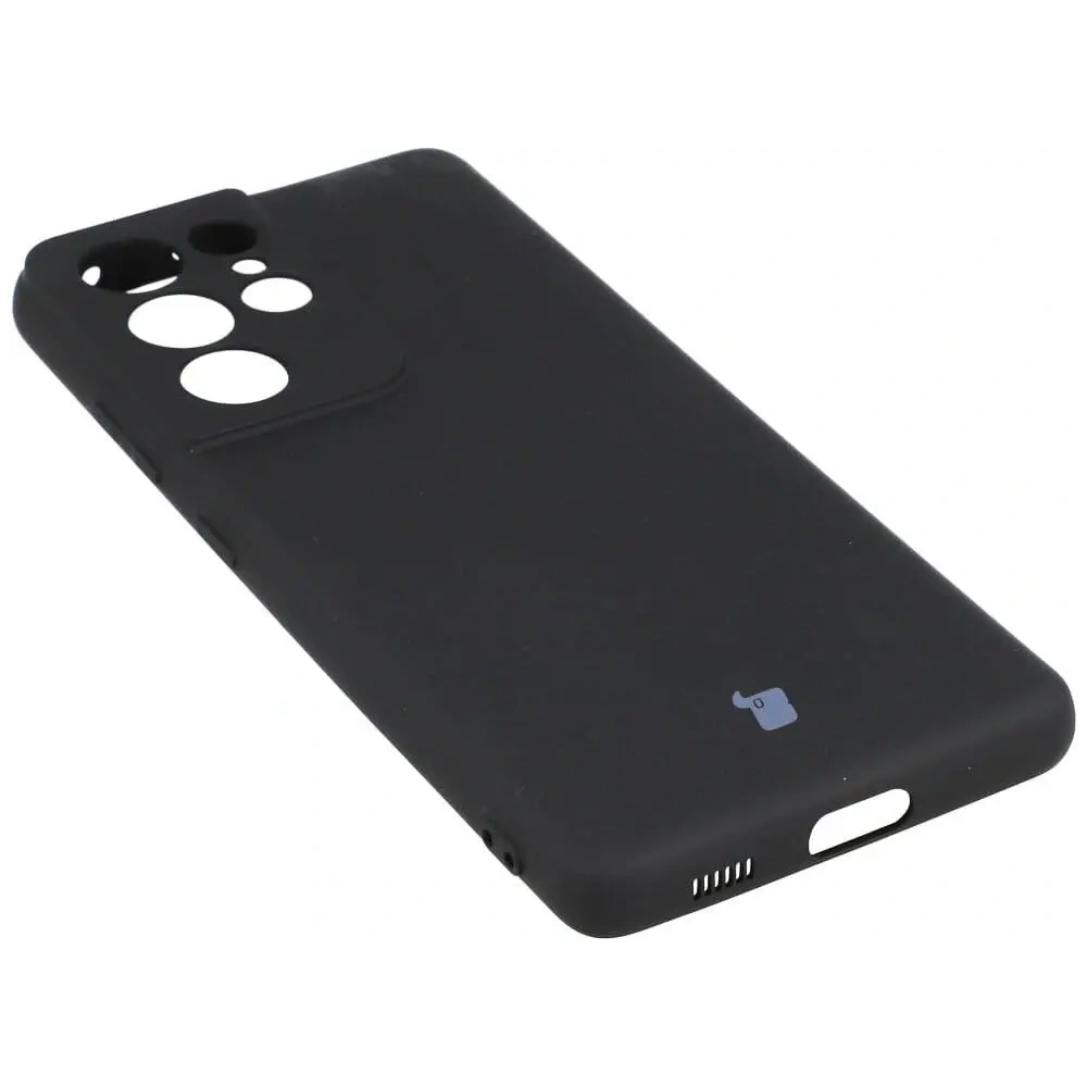 Etui Bizon Case Silicone do Samsung Galaxy S21 Ultra czarne