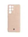 Bizon Case Silicone Samsung Galaxy S21 Ultra light pink