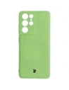 Bizon Case Silicone Samsung Galaxy S21 Ultra light green