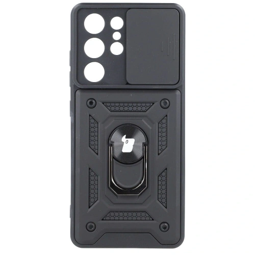 Kup Bizon Case CamShield Ring Samsung Galaxy S21 Ultra negru - BIZ7733 - {ean13} - Sklep Home Screen