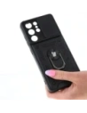 Kup Bizon Case CamShield Ring Samsung Galaxy S21 Ultra negru - BIZ7733 - {ean13} - Sklep Home Screen