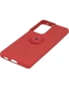 Kup Etui Bizon Case Silicone Ring do Galaxy S21 Ultra, ciemny róż - BIZ7737 - {ean13} - Sklep Home Screen