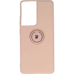 Buy Bizon Case Silicone Ring Samsung Galaxy S21 Ultra light pink - BIZ7738 - {ean13} - Home Screen Store Europe
