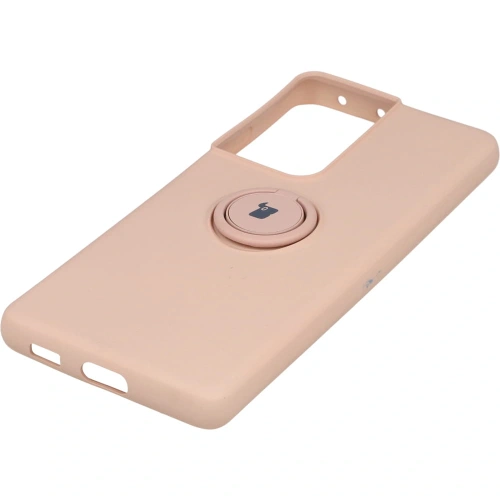 Kup Etui Bizon Case Silicone Ring do Galaxy S21 Ultra, jasnoróżowe - BIZ7738 - {ean13} - Sklep Home Screen