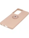 Kup Etui Bizon Case Silicone Ring do Galaxy S21 Ultra, jasnoróżowe - BIZ7738 - {ean13} - Sklep Home Screen