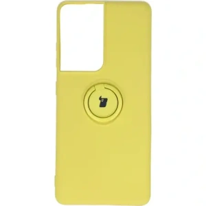 Buy Bizon Case Silicone Ring Samsung Galaxy S21 Ultra yellow - BIZ7739 - {ean13} - Home Screen Store Europe