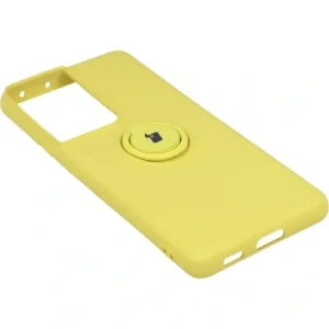 Buy Bizon Case Silicone Ring Samsung Galaxy S21 Ultra yellow - BIZ7739 - {ean13} - Home Screen Store Europe