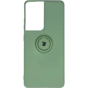 Buy Bizon Case Silicone Ring Samsung Galaxy S21 Ultra light green - BIZ7741 - {ean13} - Home Screen Store Europe